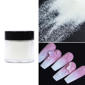 Ensemble de poudre pailletée pour ongles, 3 couleurs, poudre de <span class=keywords><strong>sucre</strong></span> brillant, poudre acrylique de laine étoilée, <span class=keywords><strong>noir</strong></span>, blanc, sable de cristal clair pour l'art des ongles. - Product Image 5