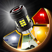 YOBIS Autos ignal lampe mit Lüfter-Rückfahr leuchte Gelb 1156 1157 T20 T25 3020 30SMD Rückfahr leuchte BA15S BAU15S BA15D Auto-LED-Lampe