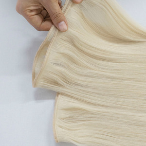 Extension di <span class=keywords><strong>Capelli</strong></span> Umani <span class=keywords><strong>Biondo</strong></span> <span class=keywords><strong>Cenere</strong></span> Senza Nastro, Tagliabili, con Attacco a Farfalla, Vendita Calda Luxsea - Product Image 2