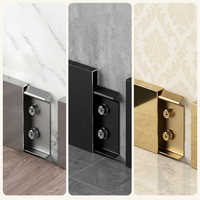 Plinthe arrondie en acier inoxydable pour murs et sols, bordure décorative pour chambre d'hôtel, aspect sans joint