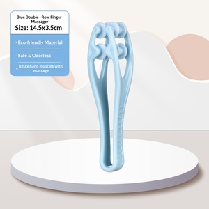 Masseur multifonction à double rouleau portatif pour doigts, manette de massage des points d'acupression pour la main, entraîneur d'acupression, modèle <span class=keywords><strong>Jok</strong></span> T-1085 - Product Image 5