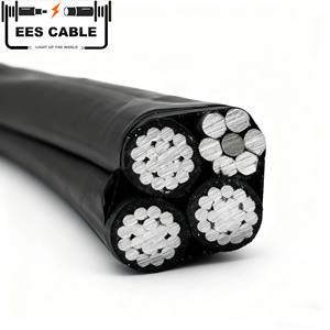 Cable de Servicio ABC NFC IEC DE AL XLPE DUPLEX Triplex Cuádruple SHERPHERD 6AWG CHOW 2AWG BULL 1/0AWG, 4AWG Clydesdale - Product Image 1