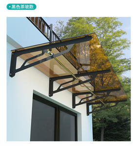 Auvents en <span class=keywords><strong>verre</strong></span> trempé pour toits, 8 mm, 10 mm, 12 mm, solides, pour salles de bain, escaliers extérieurs, entrées industrielles, hôtels, entrepôts - Product Image 3