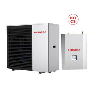 Pool World pompe à chaleur warmhouse R32 EVI dc inverter source d'air split système pompe à chaleur - Product Image 2