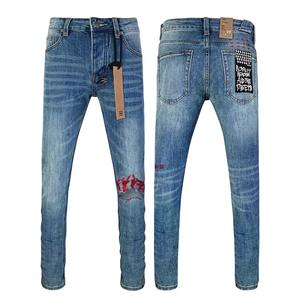 Jeans di Lusso Hip Hop da Uomo, Pantaloni <span class=keywords><strong>Denim</strong></span> Stacked Y2K di Alta Qualità, Jeans Distressed di <span class=keywords><strong>Marca</strong></span> Designer Ksubis - Product Image 4