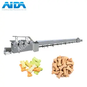 Industrial Automatic A small mini cookies snack dog biscuit making manufacture forming made machine maker production line price