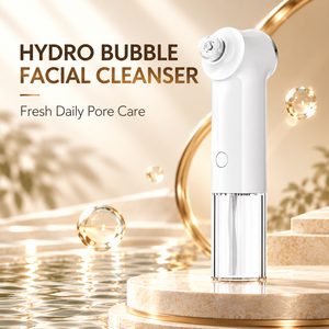 Hydro <b>Bubble</b> Facial Cleanser Electric Blackhead Remover Vacuum Pore <b>Cleaner</b> Hand Held Face and Nose Care - Product Image 2