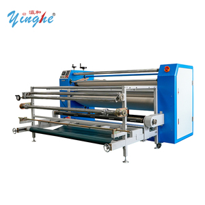 Nouvelle machine de transfert à rouleaux thermiques entièrement automatique Yinghe avec rouleaux chromés pour le découpage des bords et presse à chaud pour la sublimation sur feutre - Product Image 4