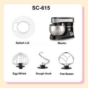 <span class=keywords><strong>Robot</strong></span> de cuisine compact en acier inoxydable, <span class=keywords><strong>mini</strong></span>-mélangeur électrique pour œufs et aliments, commandes par bouton-poussoir, capacité de 3 L - Product Image 5