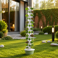 Système de culture vertical hydroponique automatique à 13 étages Tru-Spring Home Garden Leafy Green Herbs Anti-UV Protection
