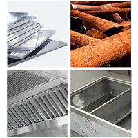 Pemisah Minyak & Air Stainless Steel Komersial VanSenk W26-01 untuk Wastafel Dapur Hotel dan Restoran