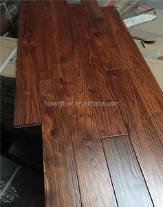 <span class=keywords><strong>Suelo</strong></span> de madera dura de teca cepillada con alambre lacado UV marrón oscuro de primera calidad, <span class=keywords><strong>suelo</strong></span> de madera dura maciza para sala de estar interior - Product Image 2