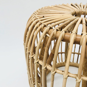 Wholesale Rattan Wicker Woven <b>Stool</b> Chairs and Round Ottoman Indoor Furniture for Home <b>Office</b> and Living Room - Product Image 4