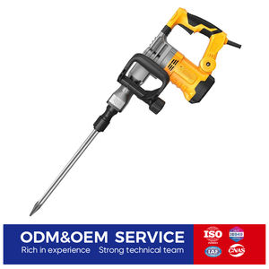 Marteau de démolition électrique avec moteur haute puissance pour le perçage, le brisage et les travaux de construction du béton et de la maçonnerie - Product Image 1