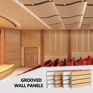 GoodSound Panneaux de pièges acoustiques en bois Matériau d'insonorisation des murs Placage d'isolation Mur acoustique mdf Autres panneaux - Product Image 1