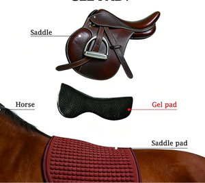<strong>Horse</strong> Silicone Saddle Pad - Product Image 3