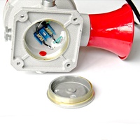 ATEX-sistema de alarma de sirena, luces estroboscópicas y sonoras de color rojo a prueba de explosiones, 180db