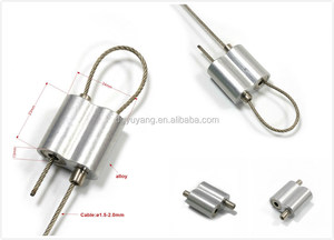कस्टम बनाया गया किफायती स्टेनलेस स्टील सुरक्षा केबल क्लिप लॉक आकार 22 लॉक अनुप्रयोगों के लिए - Product Image 4