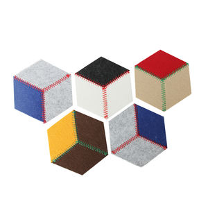 Sous-verre en feutre multicolore à prix compétitif pour une utilisation quotidienne à domicile - Product Image 6