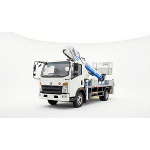 <span class=keywords><strong>Camion</strong></span> con Piattaforma Aerea SINOTRUK HOWO 22m 4x2, Sollevatore Telescopico da 22 Metri con Rotazione a 360° °   Rotazione e Cesto da 200 kg - Product Image 3