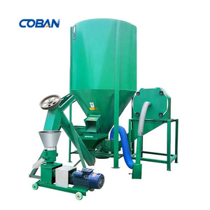 60-1000kg/h <b>Feed</b> Processing Mill Machine Small Scale Cattle <b>Feed</b> Pelletizer Manufacturing Line for Animal Poultry Livestock Farm - Product Image 1