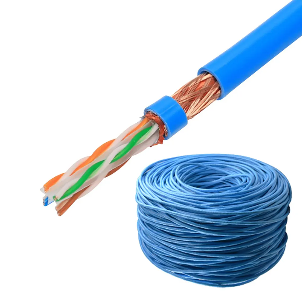 SIPU نوعية جيدة سلك إيثرنت pvc cat6 في الهواء الطلق النحاس النقي utp كابل شبكة محلية cat6 كابل شبكة محلية اختبار