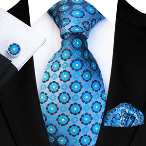 Mode Paisley Designs Hommes <span class=keywords><strong>Cravate</strong></span> et Poche Carré Ensemble Boutons De Manchette 3pcs <span class=keywords><strong>Cravate</strong></span> Ensemble pour Hommes De Mariage <span class=keywords><strong>Cravate</strong></span> Hanky Accessoires Cravats - Product Image 2