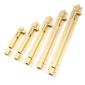 Đồng thau chốt cửa Bolt chốt an ninh bảo vệ trượt cửa bên trong tháp Bolt đồng an ninh Lỗ mộng Ổ khóa cửa - Product Image 1