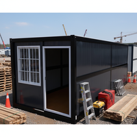 Bâtiment de bureau modulaire pliable en acier contemporain, cabines de jardin pour hôtels, hôpitaux, écoles, mini-maisons pliables modulaires