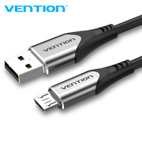 Cable USB Vention 2.0A a Micro-B 2A, Cable Micro USB, Cable de Carga Micro USB, Aleación de Aluminio