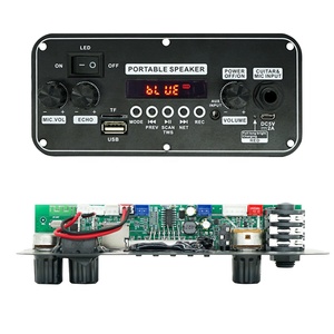Puxador de barra de som para amplificador de áudio, alto-falante portátil 2x10W, placa de decodificação para MP3, módulo <span class=keywords><strong>Bluetooth</strong></span> de 3.7V, acessório para MP3 player digital - Product Image 2