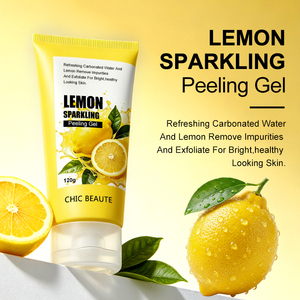 CHIC BEAUTE <span class=keywords><strong>Gel</strong></span> Exfoliante Espumoso de Limón, Purifica la Piel, Elimina Células Muertas y Sebo, Desobstruye los Poros, Exfoliante Facial Calmante - Product Image 3