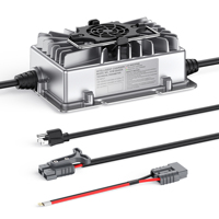 Chargeur rapide de batterie lithium-ion 12V 15A 25A DC/AC pour bateau électrique