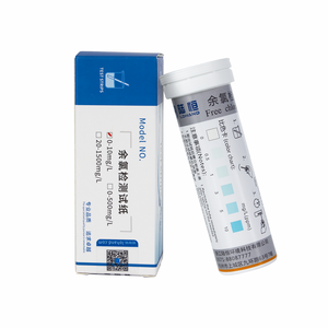 Bandelettes de <span class=keywords><strong>test</strong></span> rapides pour le <span class=keywords><strong>chlore</strong></span> résiduel de l'<span class=keywords><strong>eau</strong></span> 0-10mg/L Mesure du <span class=keywords><strong>chlore</strong></span> résiduel de l'<span class=keywords><strong>eau</strong></span> du robinet d'<span class=keywords><strong>eau</strong></span> <span class=keywords><strong>potable</strong></span> - Product Image 1