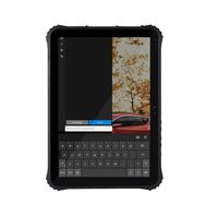Tablette robuste Windows 10 de 12 pouces, mini ordinateur portable industriel avec clavier intégré, 4G LTE, NFC, 1/2D, RS232, RS485