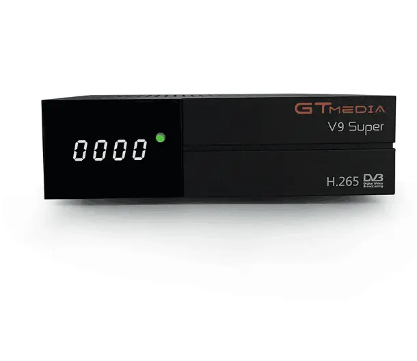 V9 סופר טלוויזיה בלווין מקלט H.265 1080P HD טלוויזיה בלווין מקלט DVB-S2 FTA הטוב ביותר מובנה Wifi מפענח GTMEDIA V9 סופר