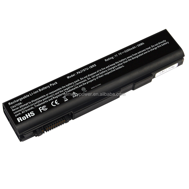 PA3787 Replacement 11.1V 4400mAH Laptop Battery for Toshiba PABAS221 PABAS222 PABAS223 PA3787U-1BRS PA3786U-1BRS