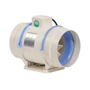 Ventilador silencioso do tubo axial da ventilação, da lâmina plástica de 100mm da segurança da qualidade