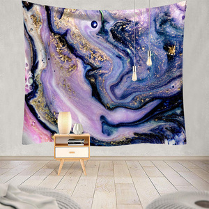 Tapisserie murale en Polyester à motif rivière d'or, tissu moderne imprimé pour couverture de canapé, nappe de table - Product Image 2