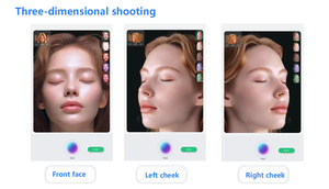 Analyseur de peau professionnel par IA, détection de plus de 30 problèmes cutanés, appareil d'évaluation de l'état de la peau pour diagnostic cutané en salon de beauté - Product Image 3