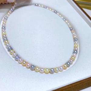 Collar de Perlas Naturales de Agua Dulce Edison de 10-11 mm para Mujer, Diseño de Doble Capa con Cadena para Clavícula - Product Image 3