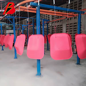 التلقائي مسحوق الطلاء رذاذ خط طلاء + ارتفاع درجة حرارة الفرن المصنع مباشرة بيع - Product Image 4