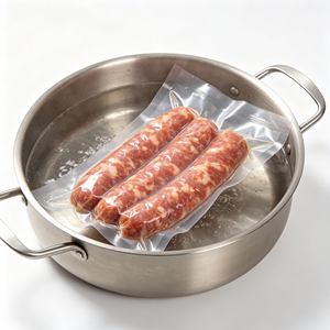 Clear Vacuum Sealing <b>Bags</b>: Clear, heat-sealable food storage <b>bags</b> suitable for kitchen and food packaging; can be custom printed - Product Image 6