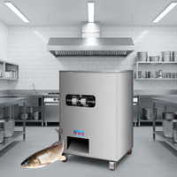 Machine automatique multifonctionnelle en acier inoxydable pour l'écaillage, l'abattage et le nettoyage du poisson
