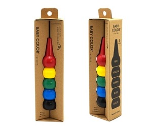 ดินสอสีบล็อค6สีจากญี่ปุ่นสำหรับเด็กไม่เหนียวเหนอะหนะเรียบปลอดภัยระบายสีแข็งชุดของขวัญวันเกิดของเล่นเพื่อการศึกษา - Product Image 6