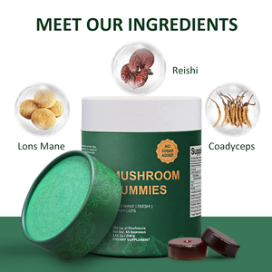 เห็ดราที่มี Cordyceps reishi 6:1ของสิงโตสกัด60จำนวนไม่มีน้ำตาลเพิ่มสำหรับแบรนด์เอกชน - Product Image 4