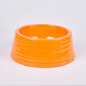 Penjualan Baru Perlengkapan Mangkuk Makan Anjing Melamin Biru Oranye Perlengkapan Makan Hewan Peliharaan Mewah Modern untuk Hewan Peliharaan - Product Image 2