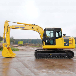 Excavadora de cadenas Komatsu PC130 usada, 13 toneladas, cucharón de 0.53m, motor de 66kw, bomba de caja de cambios, rodamientos, maquinaria de construcción, la mejor - Product Image 1