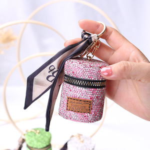 <span class=keywords><strong>Luxe</strong></span> Mini PU cuir Bling rouge à lèvres étui pochette <span class=keywords><strong>porte</strong></span>-<span class=keywords><strong>clés</strong></span> à la mode femmes <span class=keywords><strong>porte</strong></span>-<span class=keywords><strong>clés</strong></span> rouge à lèvres sac - Product Image 5
