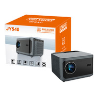 Projecteur intelligent mini Android 1080P 600 ANSI Lumens avec lecteur multimédia en streaming, décodage 4K, lecteur vidéo classique pour home cinéma